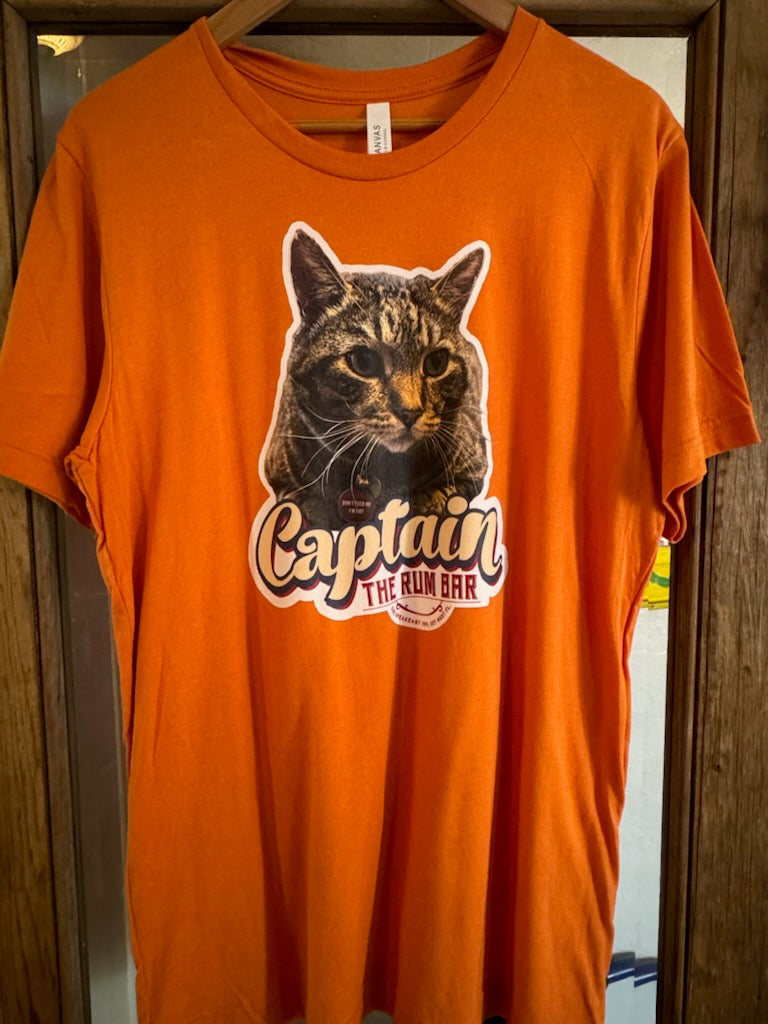 Captain Short Sleeve T-Shirt Orange