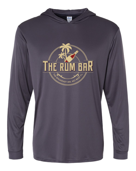 Grey Long Sleeve Rum Bar Hoodie