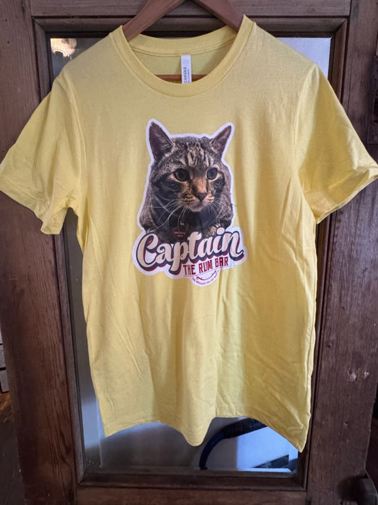 Captain Short Sleeve T-Shirt Yellow